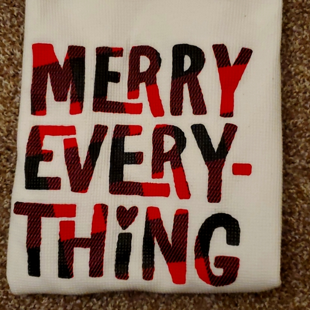 Old Navy "Merry Everything" long-sleeve holiday pj